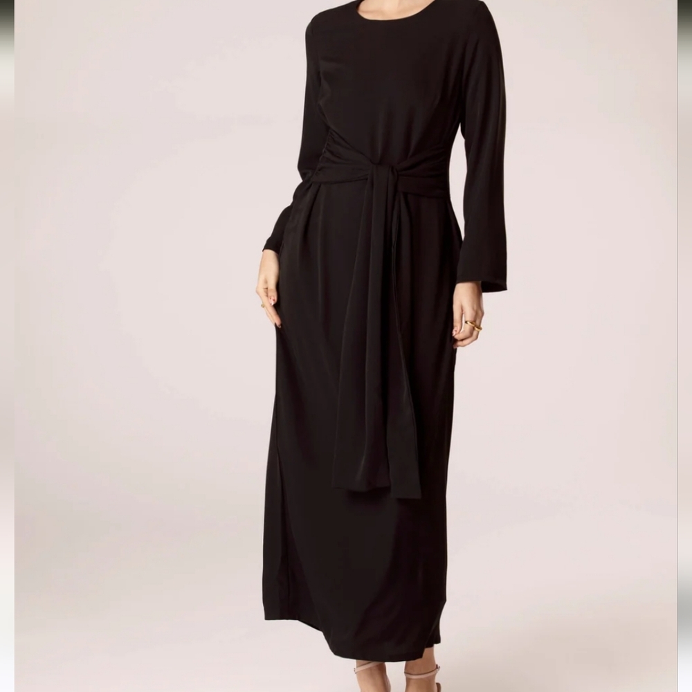 Veiled Collection Isabella Tie Waist Dress Size Small